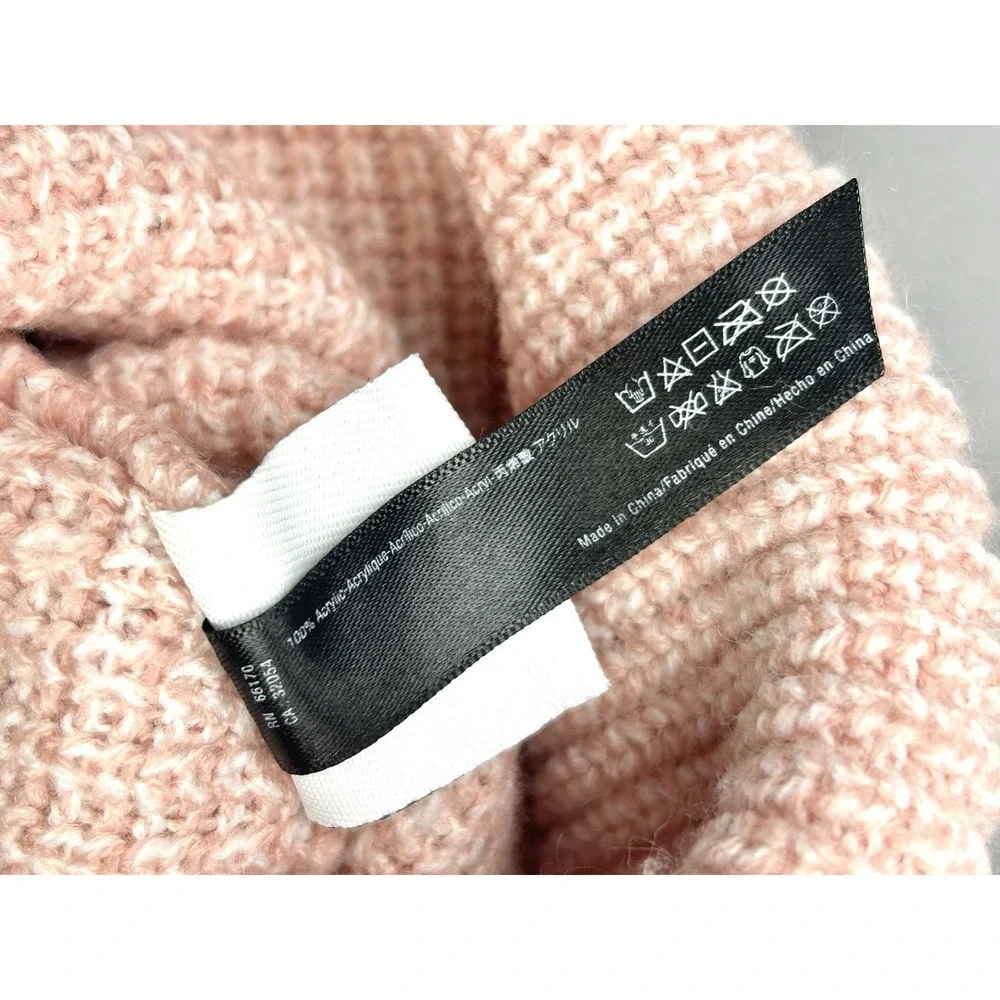 Urban‎ Outfitters Light Pink Heather Knit Beanie Winter Hat